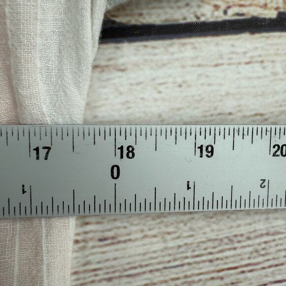 Lot of 2 Cloth & Stone Blouses Womens Small Blue Pink Button Down Tie Back - Picture 10 of 16